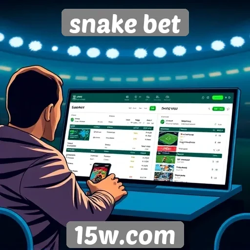 Interação dos usuários com a plataforma Snake Bet